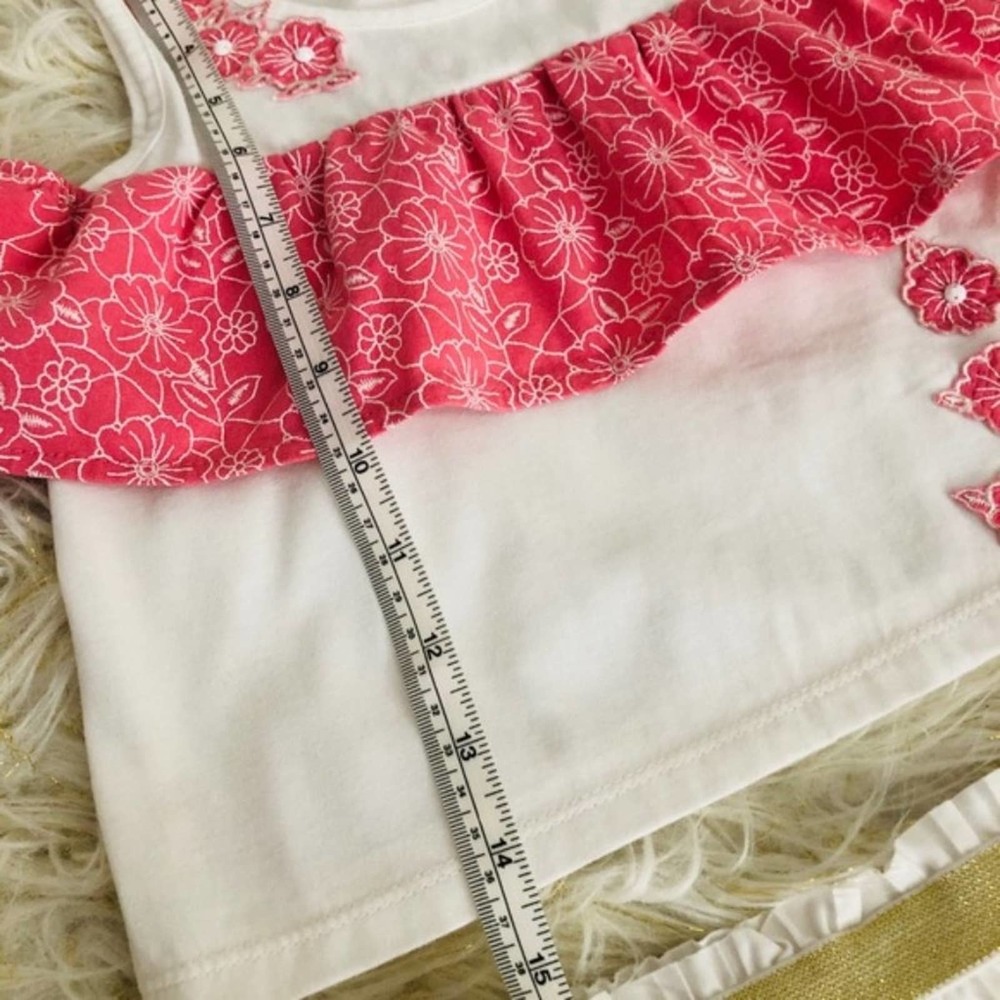 4T Ruffle Cold Shoulder Top - Picture 4 of 4